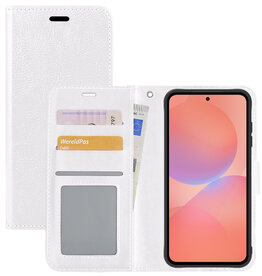 NoXx NoXx Samsung Galaxy A36 Hoesje Bookcase - Wit