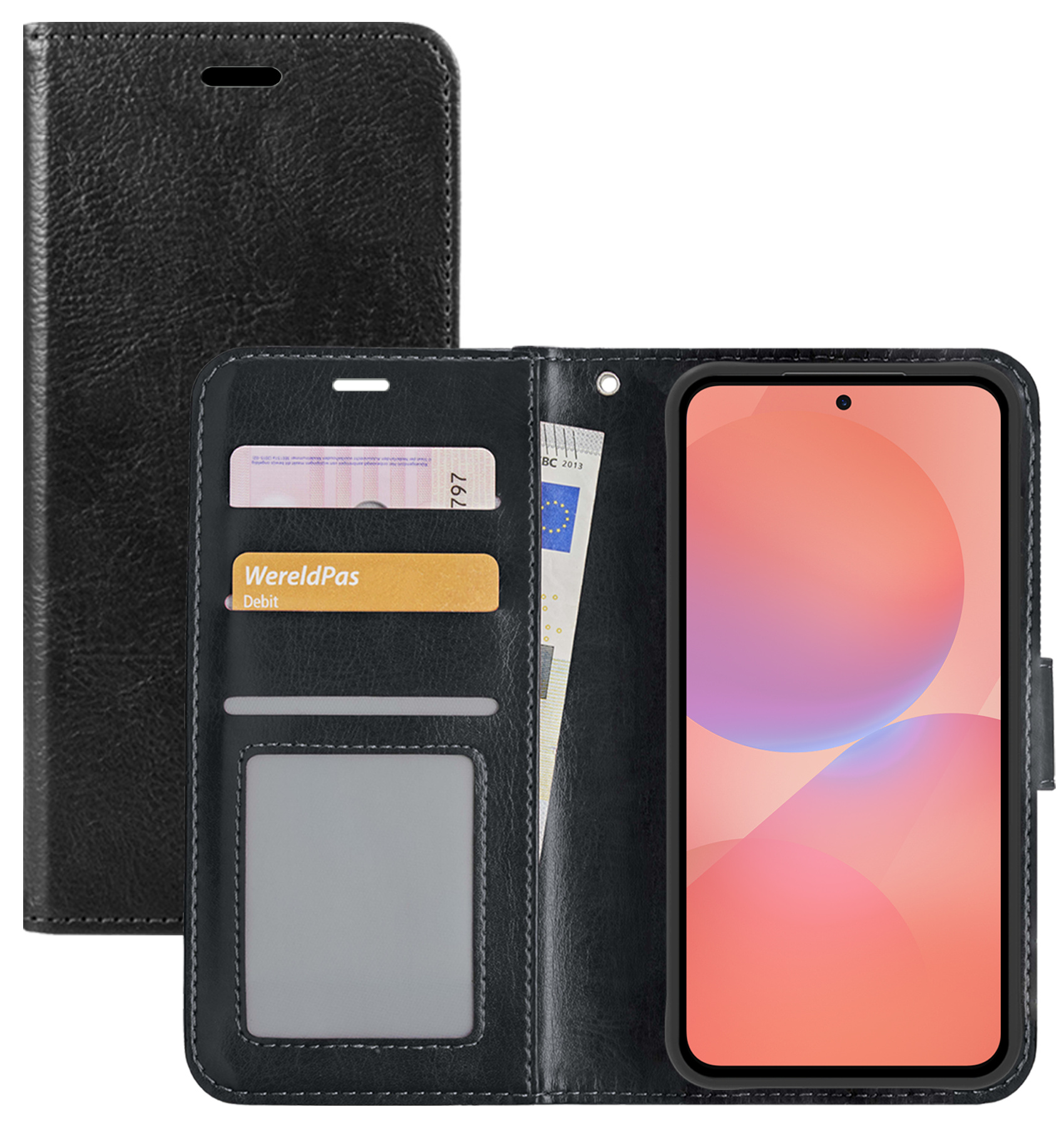 NoXx NoXx Samsung Galaxy A36 Hoesje Bookcase - Zwart