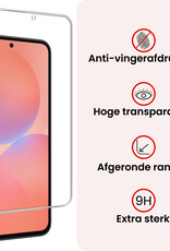 NoXx NoXx Samsung Galaxy A36 Hoesje Bookcase Met Screenprotector - Donkerroze