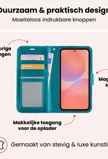 NoXx NoXx Samsung Galaxy A36 Hoesje Bookcase Met Screenprotector - Turquoise