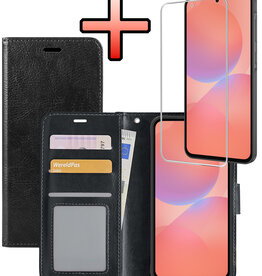 NoXx NoXx Samsung Galaxy A36 Hoesje Bookcase Met Screenprotector - Zwart