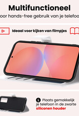 NoXx NoXx Samsung Galaxy A36 Hoesje Bookcase Met 2x Screenprotector - Wit