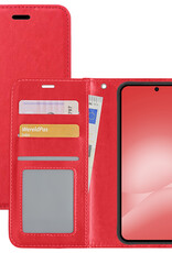 NoXx NoXx Samsung Galaxy A56 Hoesje Bookcase - Rood