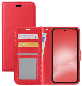 NoXx NoXx Samsung Galaxy A56 Hoesje Bookcase - Rood