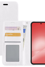 NoXx NoXx Samsung Galaxy A56 Hoesje Bookcase - Wit