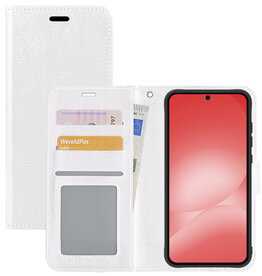 NoXx NoXx Samsung Galaxy A56 Hoesje Bookcase - Wit