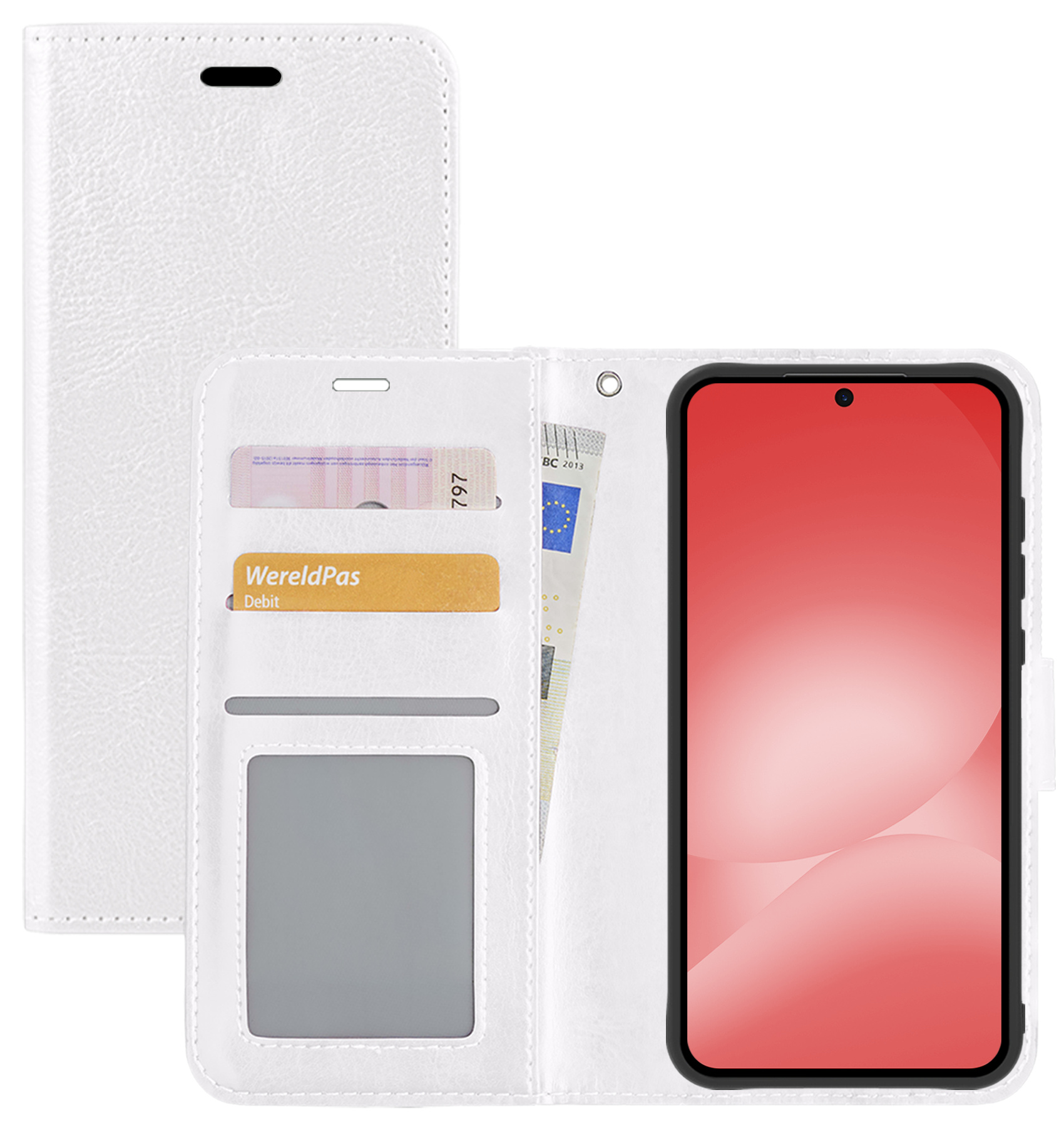 NoXx NoXx Samsung Galaxy A56 Hoesje Bookcase - Wit