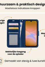 Nomfy Nomfy Samsung Galaxy A26 Hoesje Bookcase - Donkerblauw