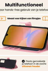 Nomfy Nomfy Samsung Galaxy A26 Hoesje Bookcase - Lichtroze