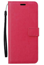 Nomfy Nomfy Samsung Galaxy A36 Hoesje Bookcase - Donkerroze