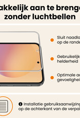 Nomfy Nomfy Samsung Galaxy A36 Hoesje Bookcase Met Screenprotector - Lichtroze