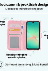 Forterra Forterra Samsung Galaxy A26 Hoesje Bookcase - Lichtroze