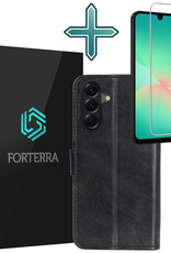 Forterra Forterra Samsung Galaxy A26 Hoesje Bookcase Met Screenprotector - Zwart