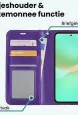 Forterra Forterra Samsung Galaxy A36 Hoesje Bookcase - Paars