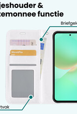 Forterra Forterra Samsung Galaxy A36 Hoesje Bookcase - Wit