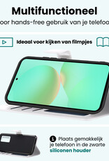 Forterra Forterra Samsung Galaxy A36 Hoesje Bookcase Met 2x Screenprotector - Wit