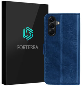 Forterra Forterra Samsung Galaxy A56 Hoesje Bookcase - Donkerblauw