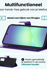 Forterra Forterra Samsung Galaxy A56 Hoesje Bookcase - Paars