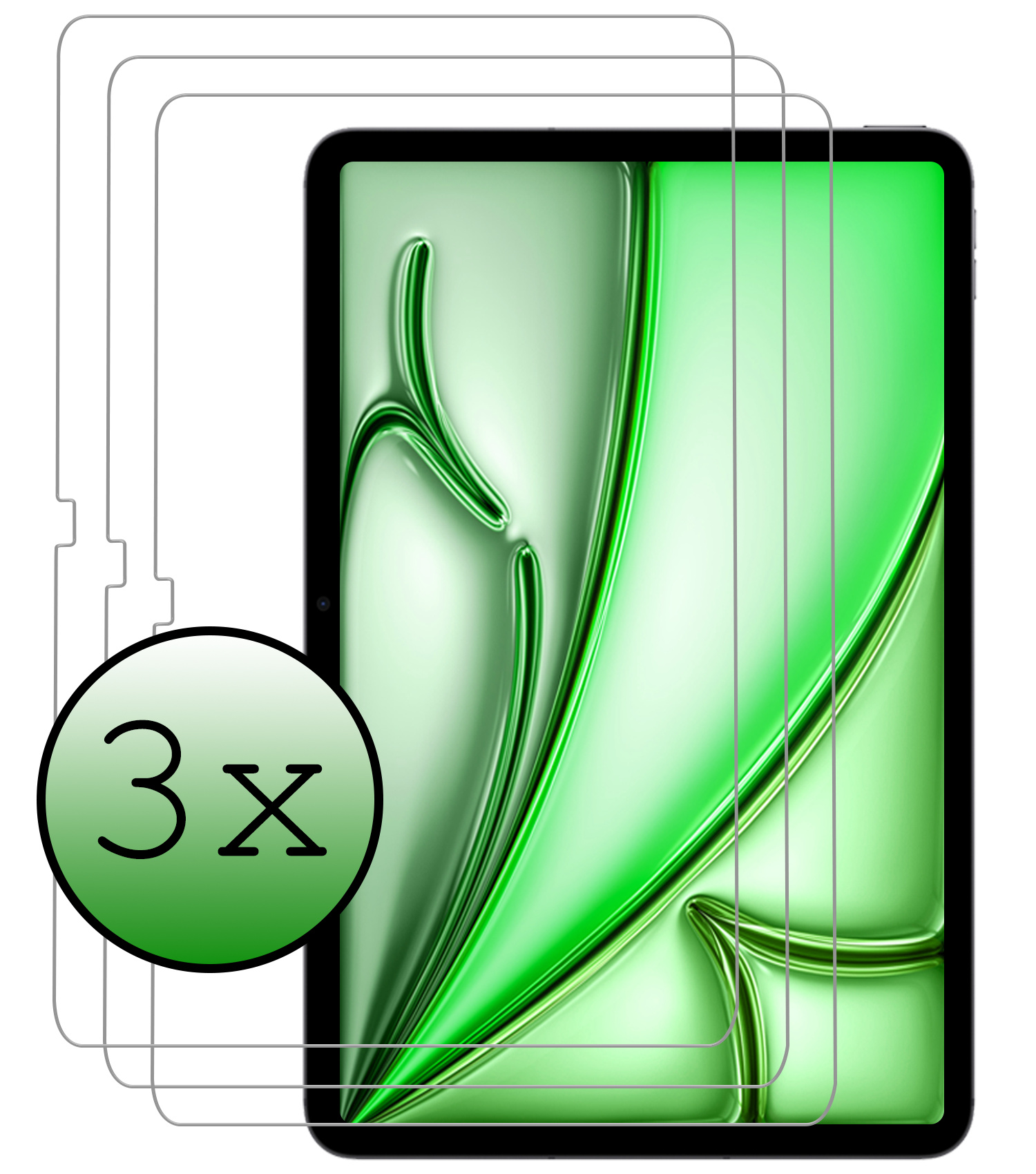 BASEY. BASEY. iPad Air 7 (13 inch) Screenprotector - 3 PACK