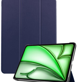 BASEY. BASEY. iPad Air 7 (13 inch) Hoesje - Donkerblauw