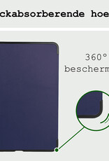 BASEY. BASEY. iPad Air 7 (13 inch) Hoesje Met Screenprotector - Donkerblauw