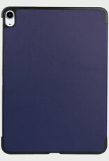 BASEY. BASEY. iPad Air 7 (13 inch) Hoesje Met Screenprotector - Donkerblauw