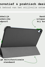 BASEY. BASEY. iPad Air 7 (13 inch) Hoesje Met Screenprotector - Grijs