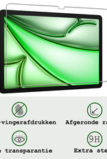 BASEY. BASEY. iPad Air 7 (13 inch) Hoesje Met Screenprotector - Rood