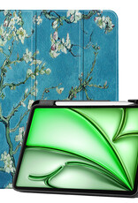BASEY. BASEY. iPad Air 7 (13 inch) Hoesje Met Uitsparing Apple Pencil - Bloemen