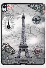 BASEY. BASEY. iPad Air 7 (13 inch) Hoesje Met Uitsparing Apple Pencil - Eiffeltoren