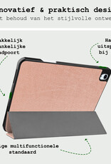 BASEY. BASEY. iPad Air 7 (13 inch) Hoesje Met Uitsparing Apple Pencil Met Screenprotector - Rose Goud