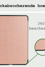 BASEY. BASEY. iPad Air 7 (13 inch) Hoesje Met Uitsparing Apple Pencil Met Screenprotector - Rose Goud