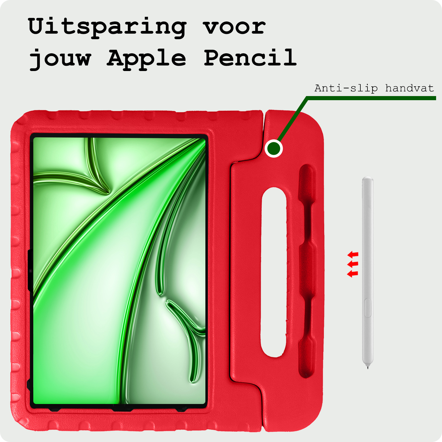 BASEY. BASEY. iPad Air 7 (13 inch) Kinderhoes - Rood