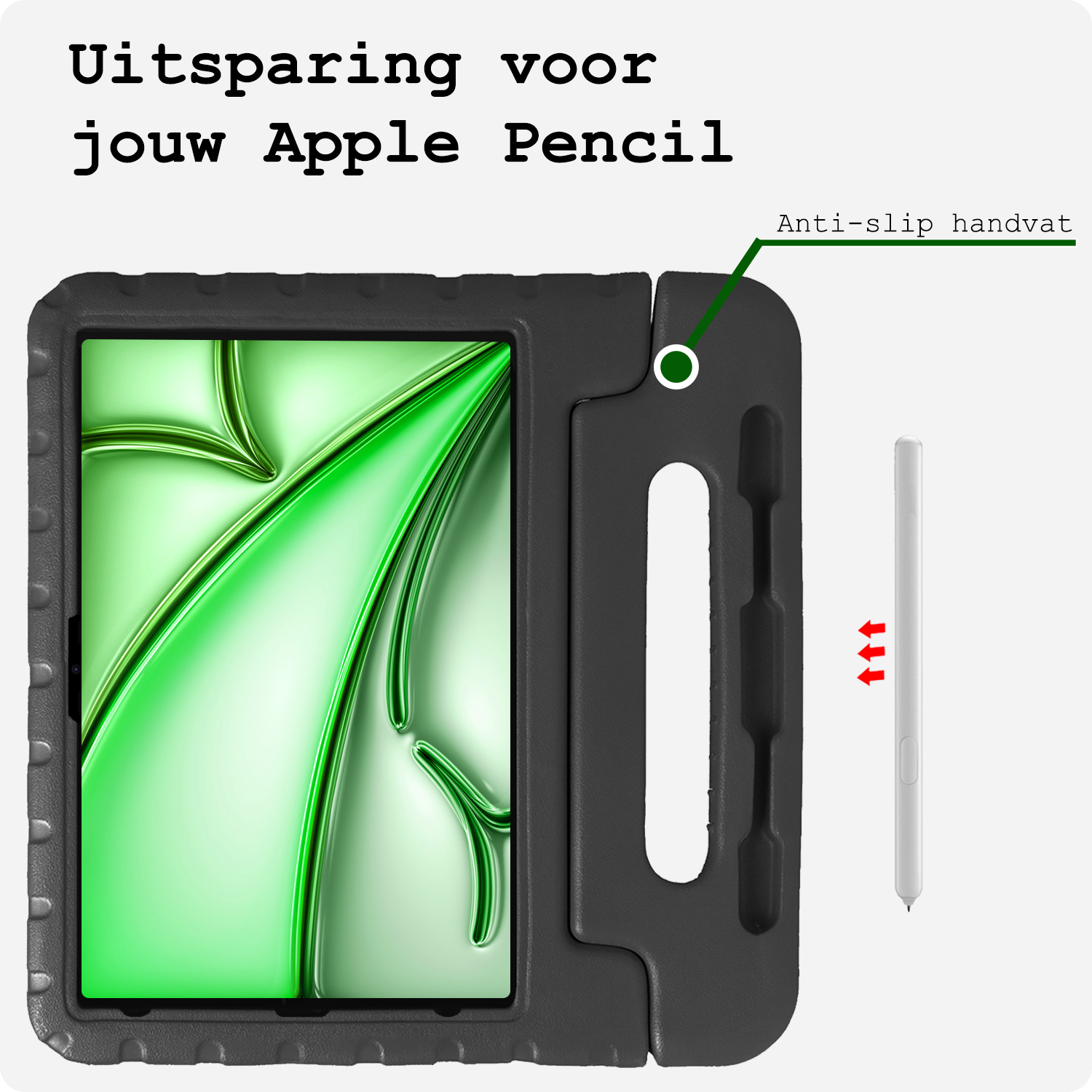 BASEY. BASEY. iPad Air 7 (13 inch) Kinderhoes - Zwart