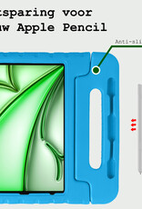 BASEY. BASEY. iPad Air 7 (13 inch) Kinderhoes Met Screenprotector - Blauw