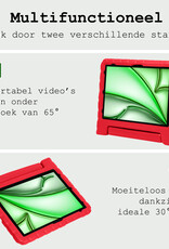 BASEY. BASEY. iPad Air 7 (13 inch) Kinderhoes Met Screenprotector - Rood