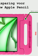 BASEY. BASEY. iPad Air 7 (13 inch) Kinderhoes Met Screenprotector - Roze