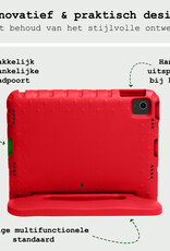 BASEY. BASEY. iPad Air 7 (13 inch) Kinderhoes Met 2x Screenprotector - Rood