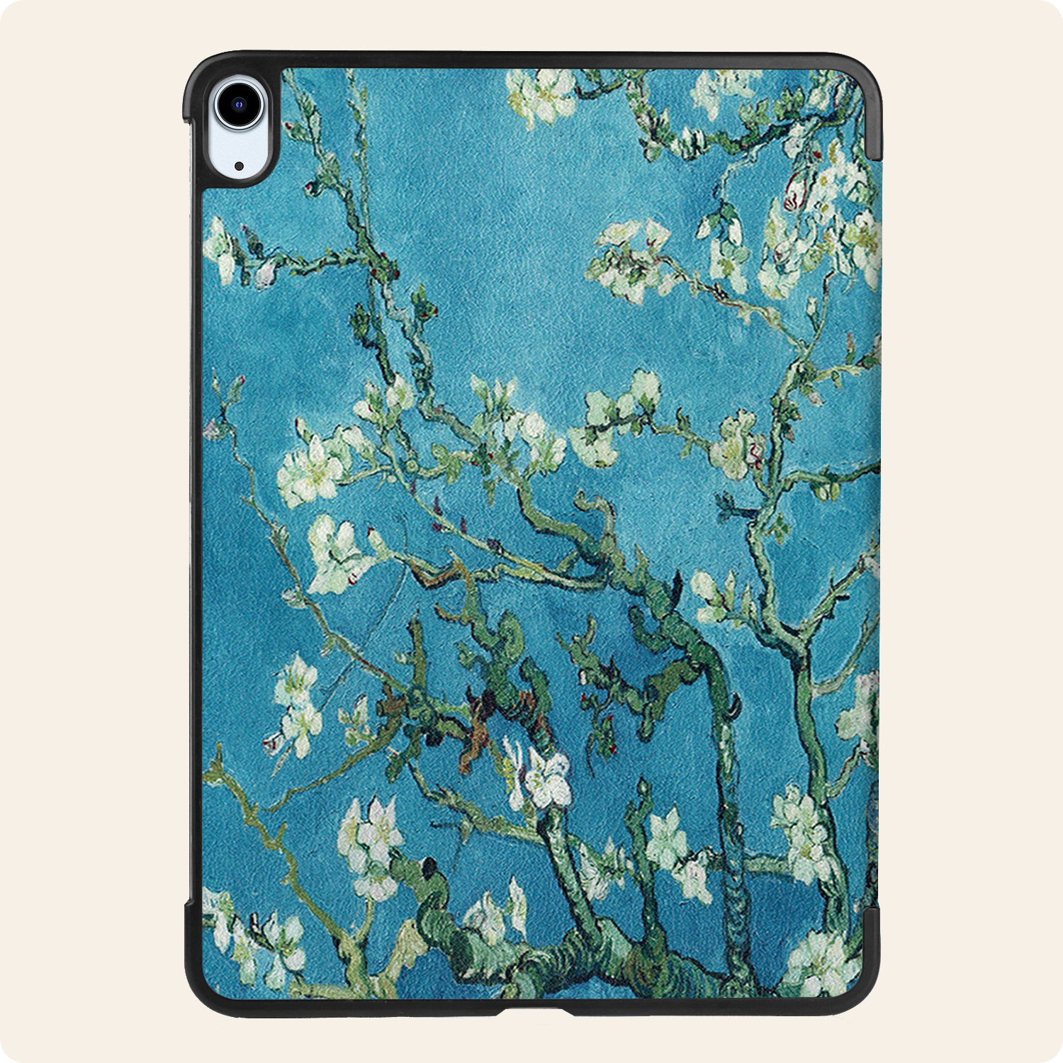 Nomfy Nomfy iPad Air 7 (13 inch) Hoesje Met Uitsparing Apple Pencil Met Screenprotector - Bloemen