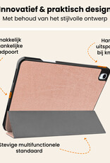 Nomfy Nomfy iPad Air 7 (13 inch) Hoesje Met Uitsparing Apple Pencil Met Screenprotector - Rose Goud