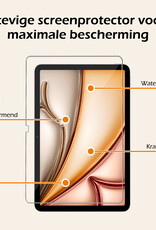 Nomfy Nomfy iPad Air 7 (13 inch) Hoesje Met Uitsparing Apple Pencil Met Screenprotector - Rose Goud