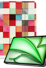 BASEY. BASEY. iPad Air 7 (11 inch) Hoesje - Blokken