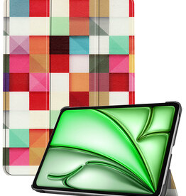 BASEY. BASEY. iPad Air 7 (11 inch) Hoesje - Blokken
