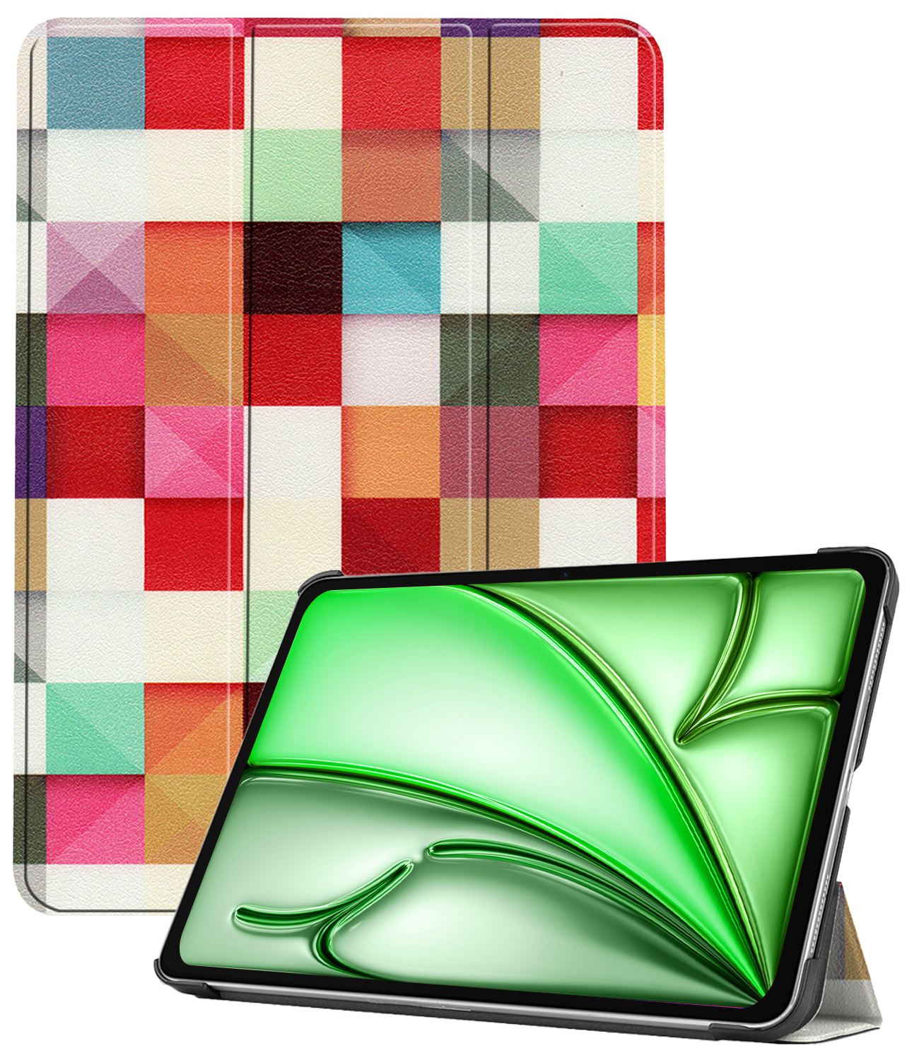 BASEY. BASEY. iPad Air 7 (11 inch) Hoesje - Blokken