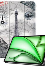 BASEY. BASEY. iPad Air 7 (11 inch) Hoesje - Eiffeltoren