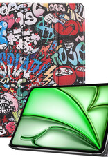 BASEY. BASEY. iPad Air 7 (11 inch) Hoesje - Graffity