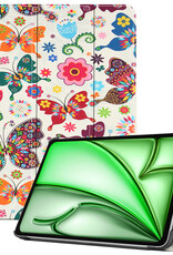 BASEY. BASEY. iPad Air 7 (11 inch) Hoesje - Vlinders