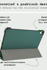 BASEY. BASEY. iPad Air 7 (11 inch) Hoesje Met Screenprotector - Donkergroen