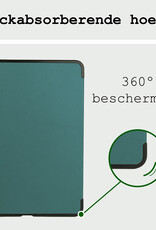 BASEY. BASEY. iPad Air 7 (11 inch) Hoesje Met Screenprotector - Donkergroen