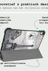 BASEY. BASEY. iPad Air 7 (11 inch) Hoesje Met Screenprotector - Eiffeltoren